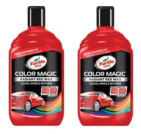 How Turtle Wax Color Magic Red Can Protect and Restore Your Red Car's Paint
